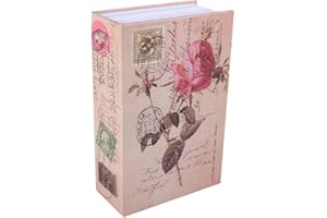 Atyhao Coffre-Fort de Livre avec, Petites caisses de Monnaie Rangement d'argent Serrure à Clé - Home Dictionary Diversion Safe Lock Box Coffre-Fort en Métal(#5)