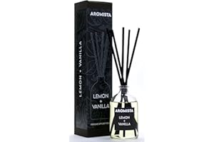 ‎AROMISTA AROMISTA Lemon + Vanilla Parfüm Duftstäbchen 100ml Raumduft Stäbchen