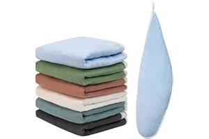 Seaforie Muselinas Bebe Algodon, 50x25 cm Paños de Muselina de Algodón 100%, Paquete de 6 Pañales de Tela de Muselina para Niños y Niñas