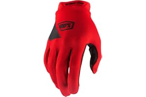 100 Percent RIDECAMP Glove Red-LG Guantes para ocasión Especial, Rojo, Mediano para Hombre