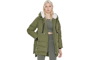 OROLAY Donna Piumino Ispessito Giacca Cappotto Invernale con Cappuccio Piumino Medio Puffer