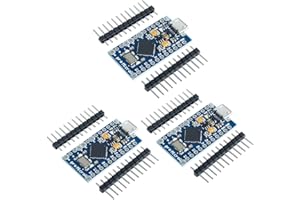 LAFVIN Pro Micro Atmega32U4 5V 16MHz Module Board Micro USB Pro Micro Development Board Microcontrolador compatible con Arduino IDE