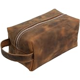 Luqa Leather LUQA Deri | Hakiki Deri Seyahat &Ccedil;antası | El Yapımı Bakım Organizeri | Erkek Kadın Makyaj &Ccedil;anta