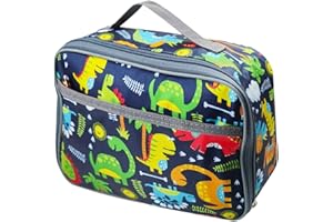 TODREMOU Lunchtasche Kinder, Dinosaurier Kühltasche Jungen, Isoliertasche, Lunch Bag for Kids