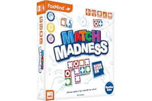 SD GAMES - Juego de Mesa Match Madness, Edad 7+, Juego de Velocidad y Percepción