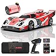 AMORIL 1/10 Large 3S Brushless Fast RC Cars for Adults,Max 120 MPH Remote Control Car with Carbon Fiber Chassis,CNC Steel Split Driveshaft,500FT Control,Red