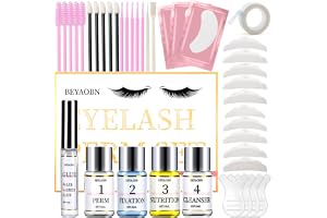 ZPQAODI ögonfranslyftningsset, ögonfransar lockande sminkverktyg, ögonfransar permanenta vågor set, halvpermanent lockande permanent våg ögonfrans-perm-kit, för gör-det-själv-salongen, mors dag, del