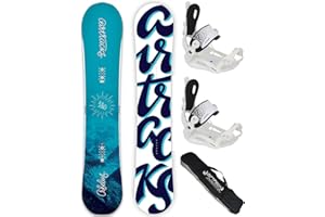 AIRTRACKS Snowboard Set/Pack/Planche ORBELUS Femme+Fixations Master W FASTEC+SB Sac/Neuf