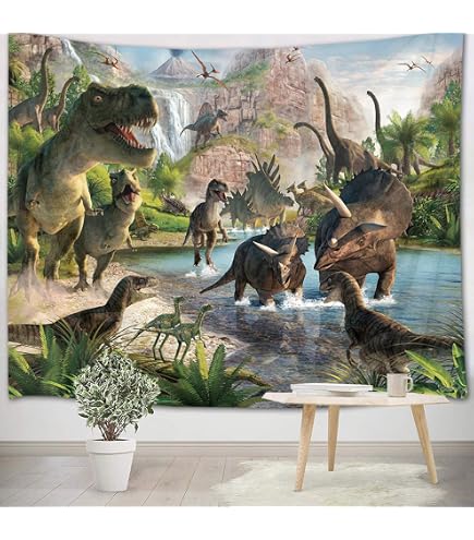 Leofanger Vintage-Bücherregal-Wandteppich – 130x150 Cm, Polyester, Mittelalterliches Bibliotheks-Design