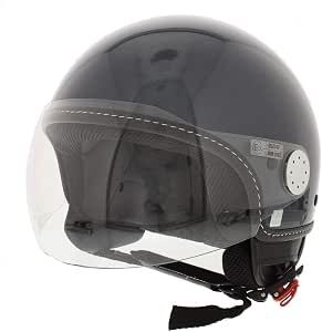 Jet visiera per casco Vespa 2.0, colore: argento : Amazon.it: Auto e Moto