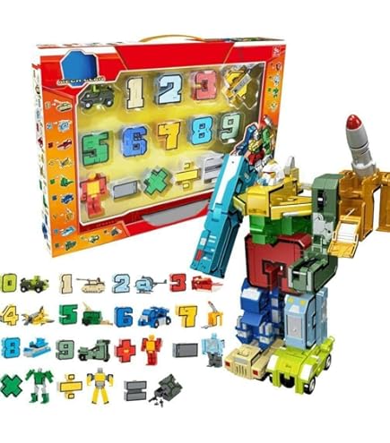 JOYIN 26-Piece Alphabet Robots Learning Toys for Kids, ABC Alphabots, Toddler Education Toys, Carnival Prices