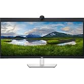 Dell Monit&ouml;r 34 in&ccedil; 3440 x 1440 5K QHD CURVED, 3900R IPS 8MS 60HZ VESA 1x DP 1x HDMI VIDEO CONFERENCING MONITOR, P3424WEB