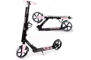 Trottinette Movino Infinity | Roues 200 mm | Frein à Pied | Trotinette Pliable Adulte Enfant | roulements ABEC-7 | Réglage de la Hauteur du Guidon en 3 étapes | Trottinette Tout Terrain