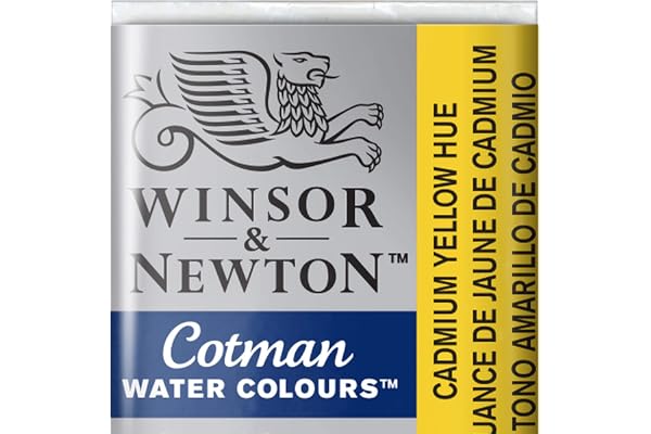 Winsor & Newton Cotman Aquarelle 1/2 Godet Jaune De Cadmium Imitation