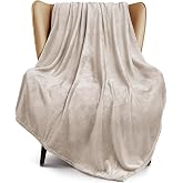Exclusivo Mezcla Fleece Blanket, Double Sided Soft and Smooth, 130 &times; 170 cm | Lightweight, Multiple Uses, All Season, Outdoor