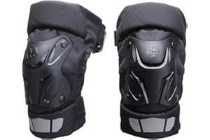 Scoyco Protezioni per ginocchiere per moto Protezione CE Corazzato Motocross Mountain Bike Ginocchiere MTB Attrezzatura protettiva per equitazione Pattinaggio Ciclismo