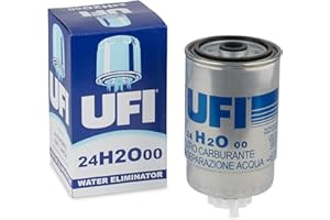 UFI Filters, Filtro Gasolio 24.H2O.00, Filtro Carburante per Ricambio, Adatto ad Auto, Applicabile su Diversi Modelli come Alfa Romeo, Citroen, Fiat, Kia, Lancia e Peugeot