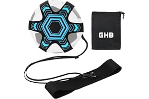 ‎GHB GHB Fußball Kick Trainer Solo Fussball Trainingszubehör Kinder Fußball Training Verstellbar Taillengürtel Geschenk Jungen Ball Kicken