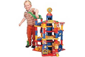 WADER QUALITY TOYS Wader Park Tower Garage Parkhaus Parkgarage Autogarage 7 Ebenen
