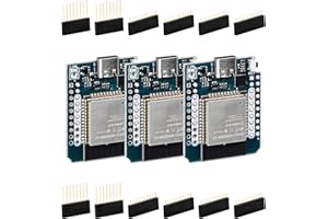 ‎HEEMOL 3 Stück für ESP32 Mini USB C für ESP32 NodeMCU WiFi Bluthooth Modul Entwicklungsboard CH9102F Chip Kompatibel mit Arduino IDE