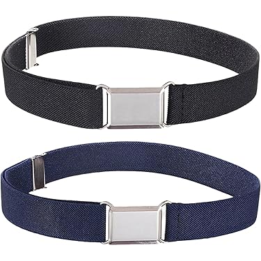 Ladeheid Kinderriem Zonder Gesp Elastische Kinderriem voor Jongens en Meisjes 0-15 Jaar 32-90 cm P15 (5-12 Jaar, Groen