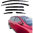 Auto Clover Wind Deflectors Set for MG HS 2018-2024 (6 pieces)