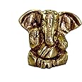 ESPLANADE Brass Ganesha Idol - 1.2 inches (Small Size) | Home Decor | Ganesh Ganesha | Bal Ganesh | Ganpati Ganapati Murti Statue (Antique)