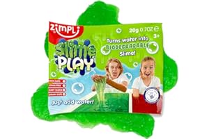 ZIMPLI KIDS ZIMPLI - Slime Powder, Simply add water to create one litre of thick gooey slime, UK Made, Great Value, Great Fun, UK Made