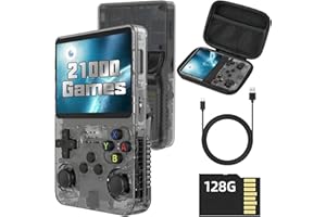 S_WAY Consola de Juegos portátil R36S, con Sistema Linux de código Abierto, Tarjeta TF de 128 G, 20 000 Juegos Retro, Pantalla IPS de 3,5 Pulgadas, Retro, batería de 3000 mAh
