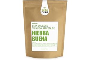 Garden Pocket - Kit de Cultivo de HIERBABUENA - Bolsa Maceta