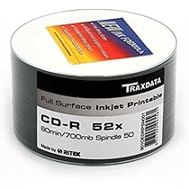 Tinta Blanca Cds Grade A Diamond (True Silver) 52x CD-R