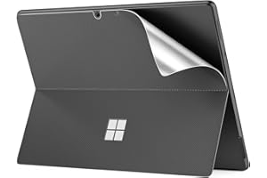 MoKo Tablet Back Protection Film Compatible with Microsoft Surface Pro 11 2024 / Pro 10 2024/Pro 9/Pro 8 13", PU Sticker Back Screen Protector for Surface Pro 11, Dark Grey