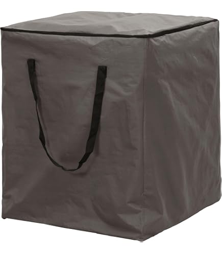 Schutzhlle Fr Auflagen, Wasserdicht Loungekissen Aufbewahrung Tasche  Outdoor Kissen Aufbewahrungstasche Tasche Mit Tragegriff Fr Patio Mbel  Kissen, 81cm L X 81cm W X 61cm H : Amazon.de: Garten