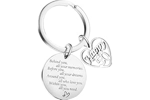 Ghloyza Birthday Keychain For Friendship Jewellery Gift Best Friend Gifts Inspirational Keyring For Him Or Her Mom Gifts Dad Keyring