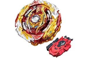 WUYESHEN Peonza De Combate B172,Peonza De Combate De Alto Rendimiento,con Lanzador De Chispas,Cumpleaños, Navidad Regalo, Juguetes para Niños