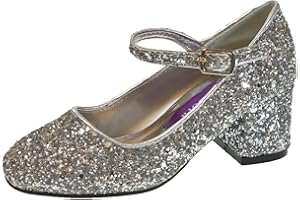 Lora Dora Chaussures Mary Jane de fête à Talon Bas avec Bride pour Fillettes