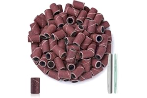 Canvalite 100pcs Levigatura Bande per Pedicure e Manicure e Trivello del Unghie Macchina 180#