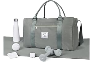 SZLX Borsone da viaggio sportivo Borsa da palestra grande per donna, borsa da weekend Borsa da viaggio per aereo, borsa spiaggia da donna notte Borsa da ospedale impermeabile viaggio con borsa bagnata