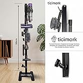 Ticimark Dikey S&uuml;p&uuml;rge Standı Dyson i&ccedil;in, Metal, Siyah, 120 cm, V8-V10-V11-V12-V15 Serisi Uyumlu