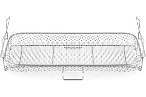 COSORI 10 litrów podwójny Blaze TwinFry, akcesoria do frytkownicy powietrznej, stojak do pieczenia, akcesoria do piekarnika, kuchenka mikrofalowa, para, 36,8 x 18,8 x 11,6 (4,6) cm, regulowana