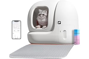 PETKIT Pura Max Samoczyszcząca Kuweta dla Kota, xSecure/Eliminacja Nieprzyjemnych Zapachów/Aplikacja Control, Automatyczna Kuweta dla Wielu Kotów (Wersja Bez Płynu do Czyszczenia)