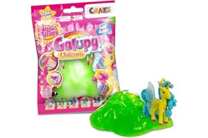 CRAZE Magic Slime FOILBAG | Schleim Kinder im Beutel 75ml Slime Set mit Glitzer & Galupy Unicorn Einhorn Figur Überraschung, geruchsneutral, rückstandsfrei