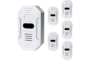 MALTERZER 2025 Upgraded Version Ultrasonic Pest & Insect Repeller， Effectively Prevent Rats, Mosquitoes, Cockroaches, Spiders, Mouse, Moths, Rodent, Indoor Use Electronic Devices - No Radiation (White(6 pcs))