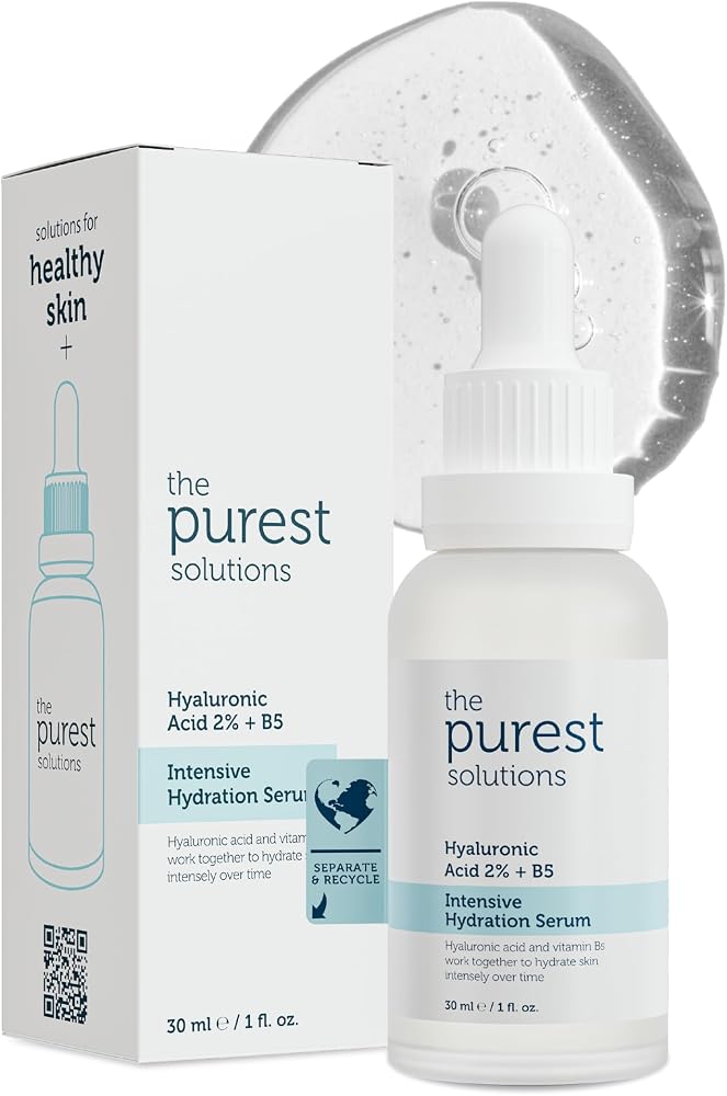 The Purest Solutions, Yoğun Nemlendirme ve Dolgunlaştırıcı etkili, Yenileyici Cilt Bakım Serumu 30 ml (Hyaluronic Acid%2 + B5)
