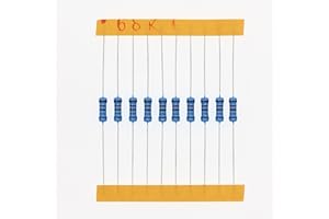 HUABAN 100 Piezas 0.5 Watts 1/2W 68K Ohm 1% Resistencia de película metálica