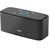 DOSS Bluetooth Lautsprecher, SoundBox Musikbox Bluetooth Box mit Dualen Bass-Treibern, 20h Akku,Touch Control, IPX5 Wasserdic