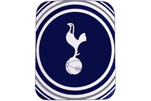 THFC Official Tottenham Football Crest Fleece Blanket Throw for the Home or Car (100% Polyester & 125cm x 150cm)