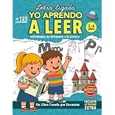 Yo aprendo a leer: M&eacute;todo Montessori de lectoescritura con letra ligada para ni&ntilde;os de 3 a 6 a&ntilde;os: aprender a leer sin frustra