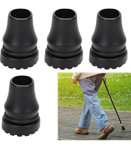 Embout De Canne En Caoutchouc Avec Pointe En Cuivre - Diamètre 17 Mm - Neuf