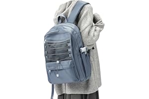 WEPOET Zaino Scuola Media Ragazza,Zaino Scuola Superiore Ragazzo,Zaino Universita Donna Resistente all'acqua Zaini Scuola Cartella Adolescent